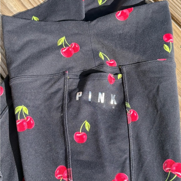 PINK Victoria's Secret Black Cherry Leggings - Picture 3 of 6
